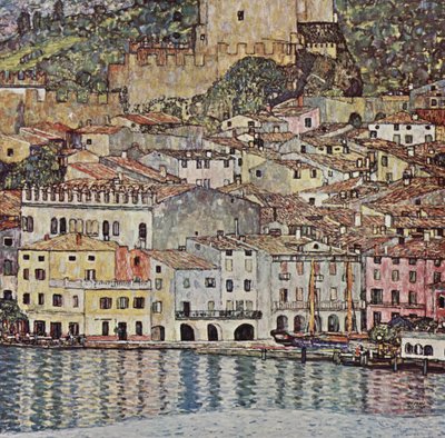 Malcesine no Lago Garda de Gustav Klimt